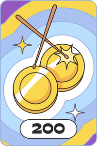 Accumulate 200 coins